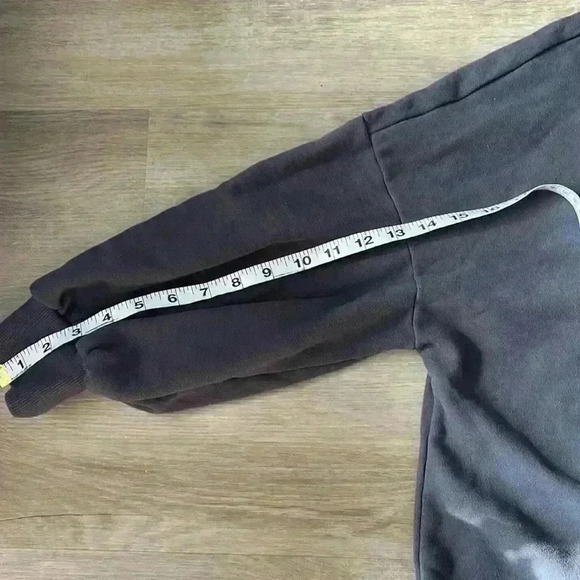 Nap Loungewear Women’s Drawstring High Neck Hem Cotton Sweatshirt sz M - Picture 5 of 7